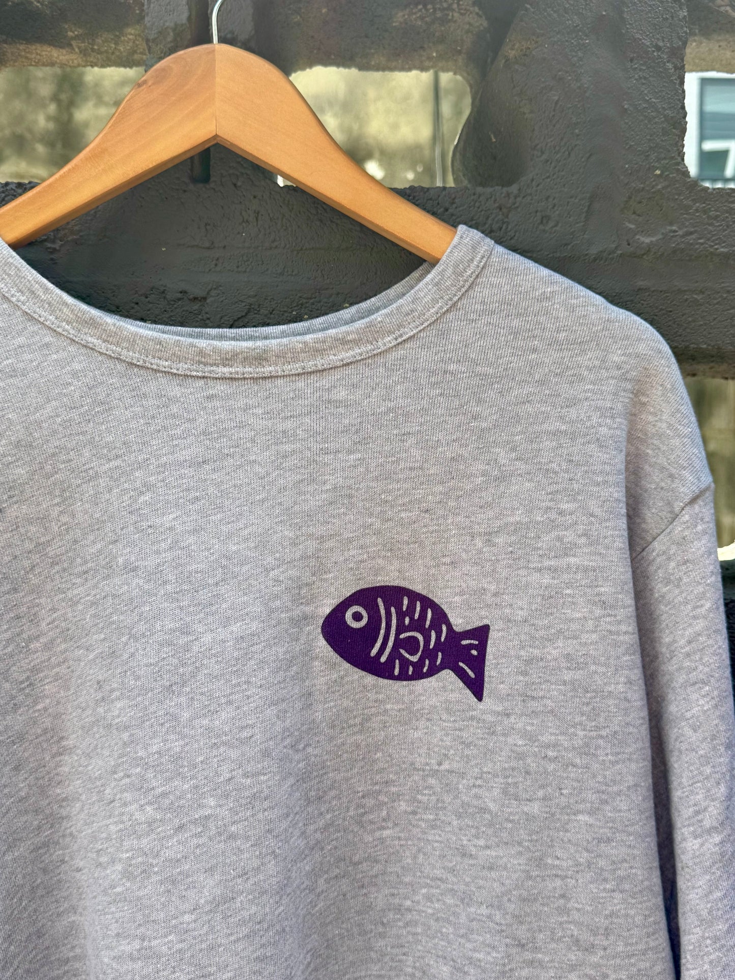 "Morning on the Spit" Sponge Fleece Crew