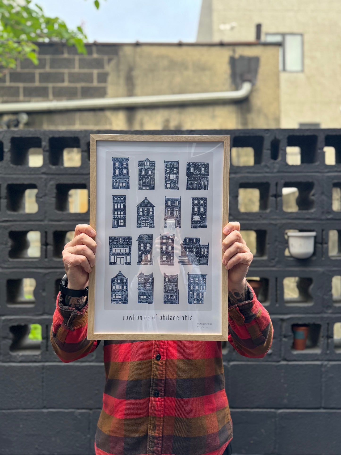 "Rowhomes of Philadelphia" - Poster #1